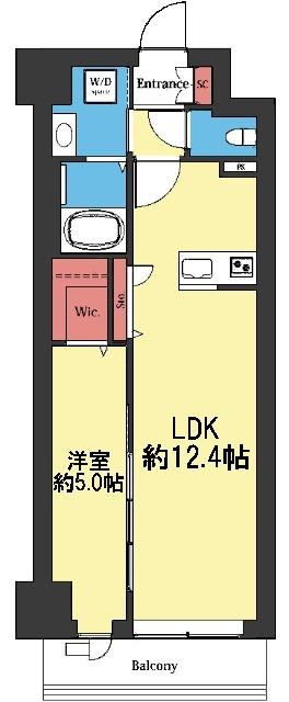 WIC付き1LDK