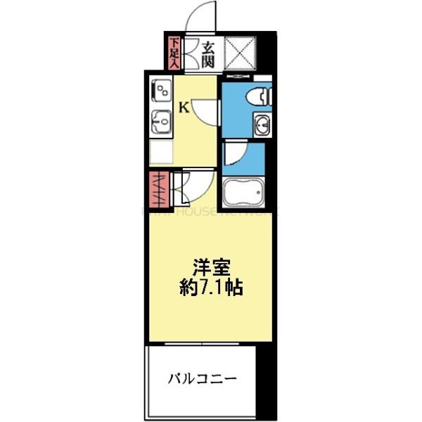 バルコニー南向きです