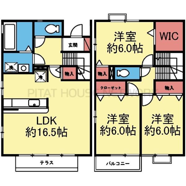 南西向き3LDK