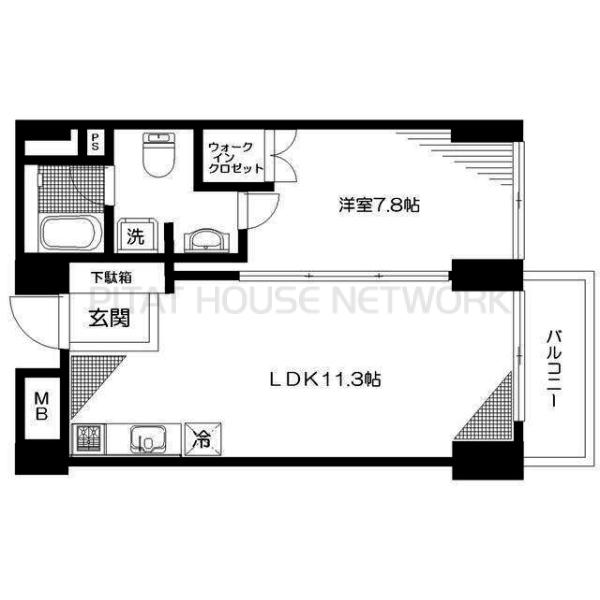 1LDK貸マンションです！