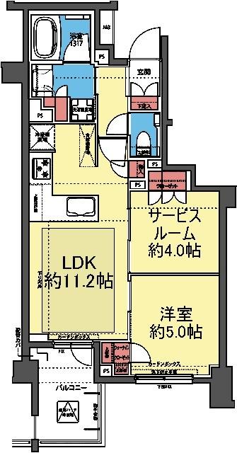床暖房付き1SLDK