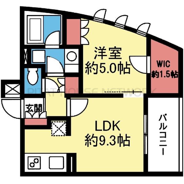 WIC付き1LDK