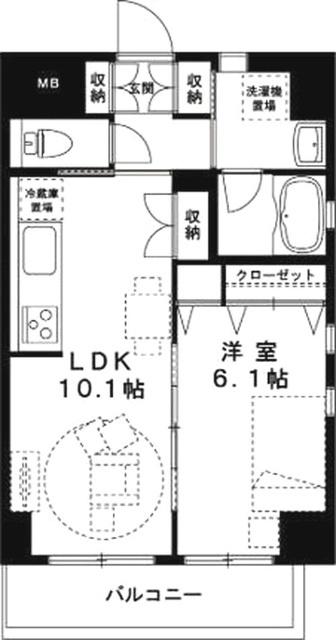 1LDK貸マンションです！