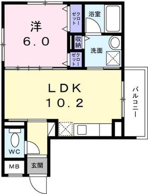 1LDK貸マンションです！