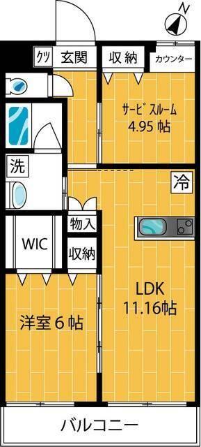 2LDK貸マンションです！