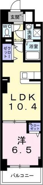 1LDK貸マンションです！