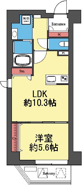 9階の角部屋です★