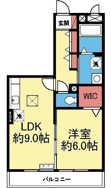 WIC付き1LDK