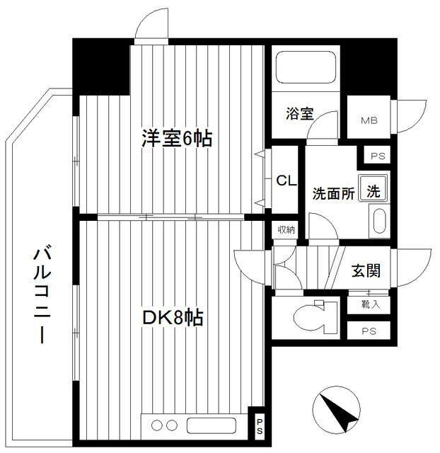 1LDK貸マンションです！