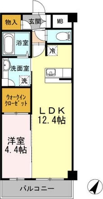 1LDK貸マンションです！