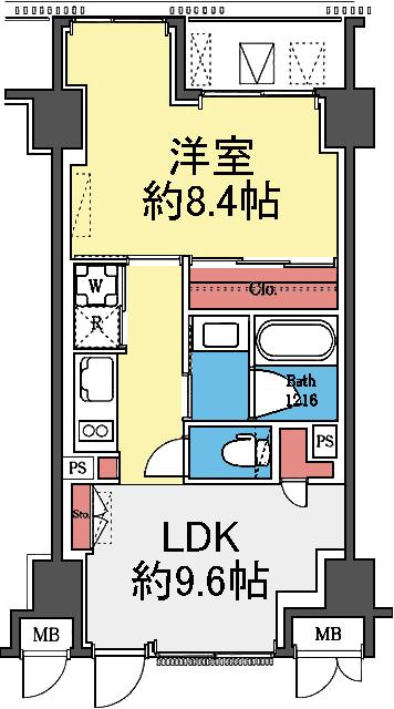 ブリージーテラスが特徴的