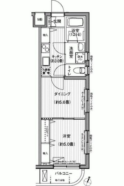 1DK貸マンションです！