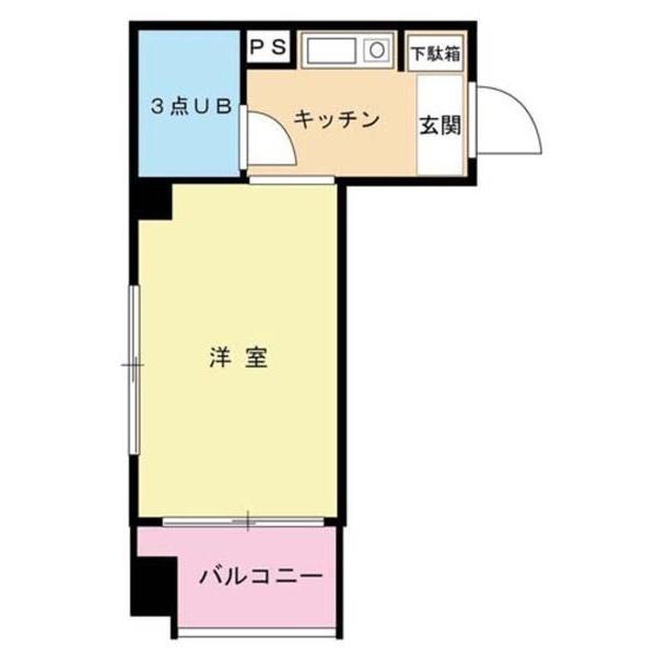 バルコニー南東向き