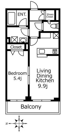 1LDK貸マンションです！