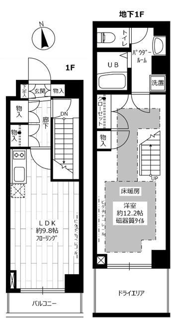 二人入居向けです