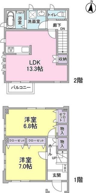 二人入居向けです