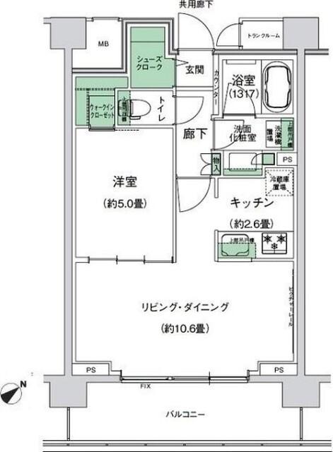 1LDK貸マンションです！