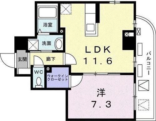 1LDK貸マンションです！