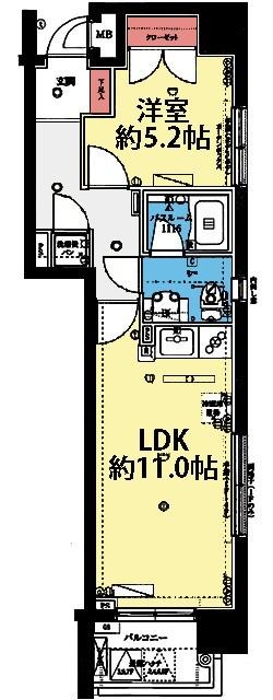 南東向き東側角部屋