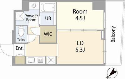 1LDK貸マンションです！