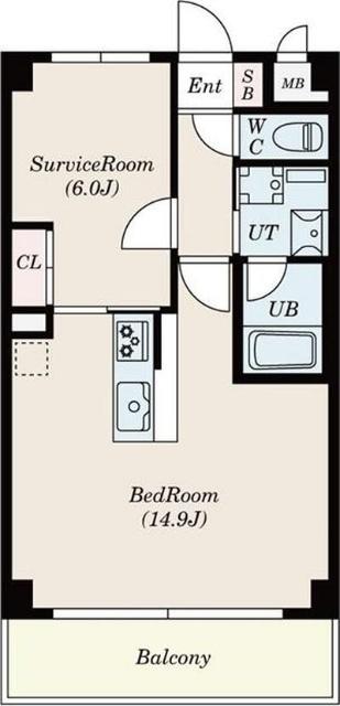 1LDK貸マンションです！