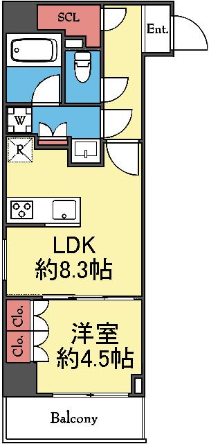30.29㎡の1LDK