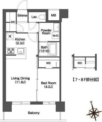 １LDK貸マンションです！