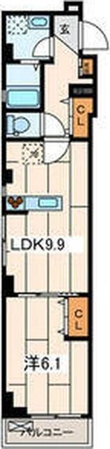 1LDK貸マンションです！