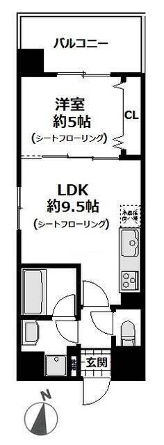 1LDK貸マンションです！
