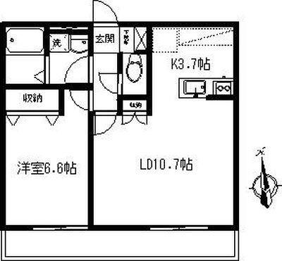 1LDK貸マンションです！