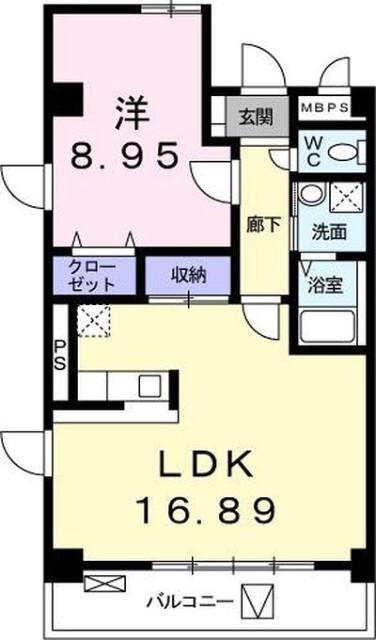 1LDK貸マンションです！