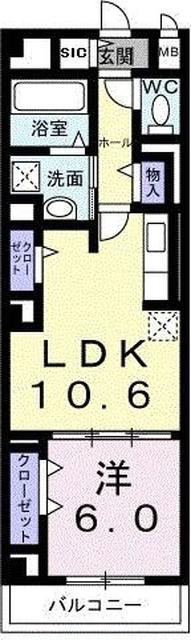 1LDK貸マンションです！