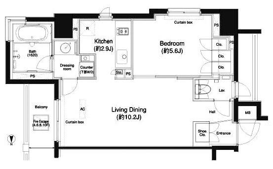 1LDK貸マンションです！