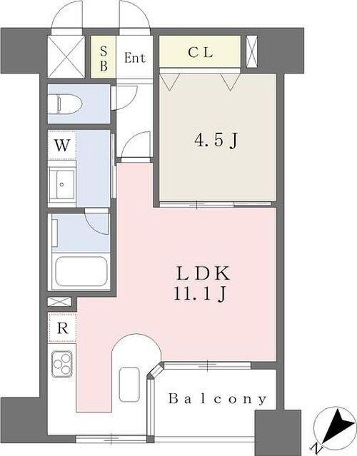 1LDK貸マンションです！