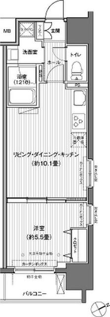 1LDK貸マンションです！