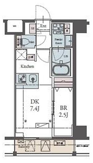 1LDK貸マンションです！