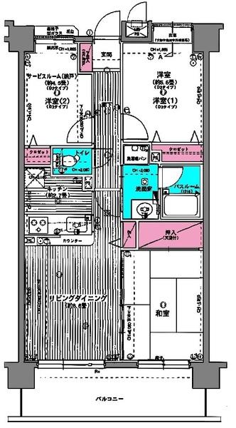 全居室収納です
