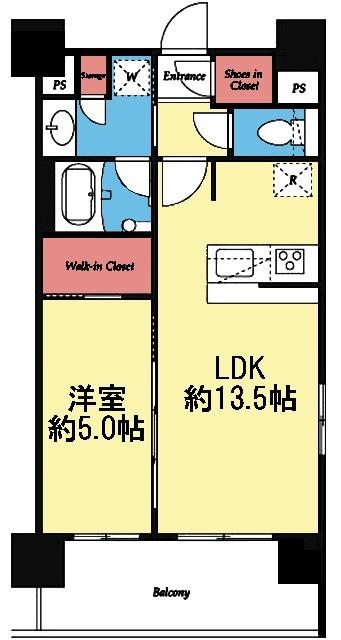 SIC＆WIC付き1LDK