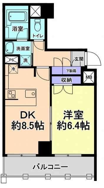 1LDK貸マンションです！