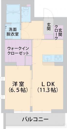 1LDK貸マンションです！