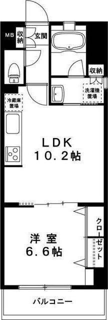 1LDK貸マンションです！