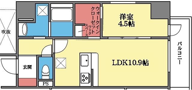 WIC付き1LDK