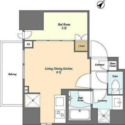 1LDK貸マンションです！