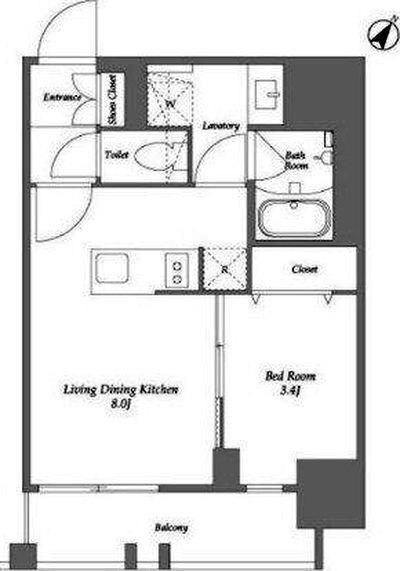 1LDK貸マンションです！