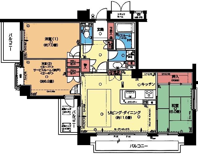 全室収納あります