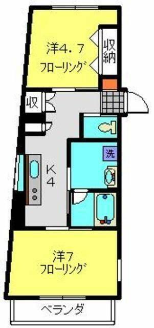 2K貸マンションです！