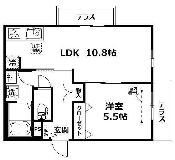 二人入居向けです