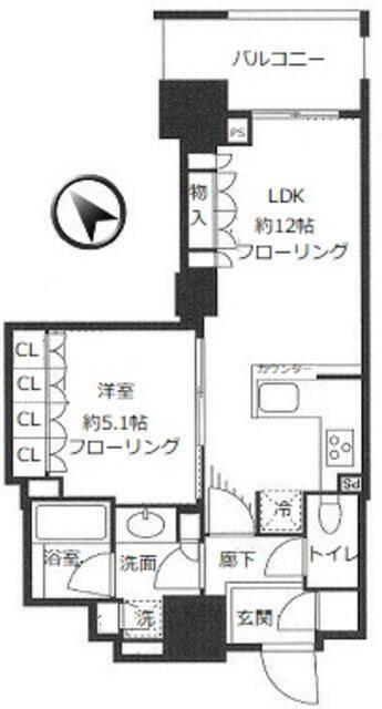 1LDK貸マンションです！