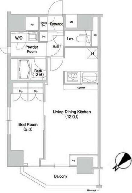 1LDK貸マンションです！