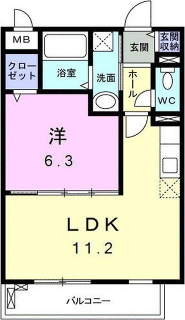 1LDK貸マンションです！